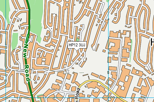 HP12 3UJ map - OS VectorMap District (Ordnance Survey)
