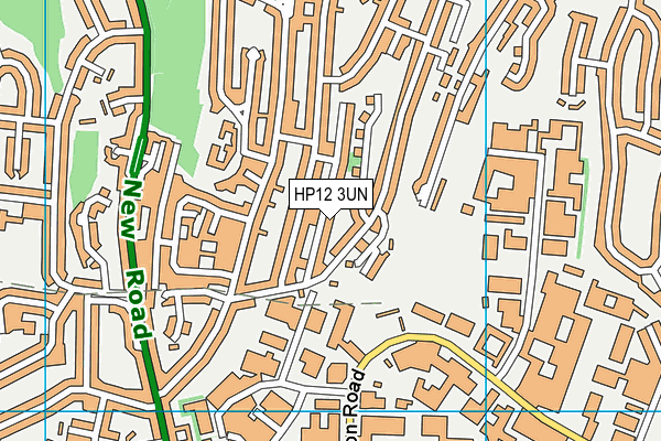 HP12 3UN map - OS VectorMap District (Ordnance Survey)