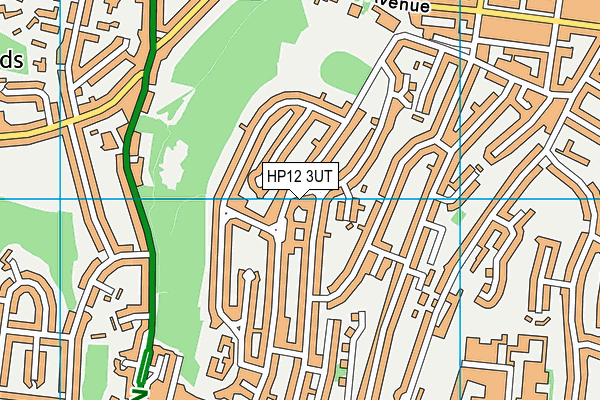 HP12 3UT map - OS VectorMap District (Ordnance Survey)