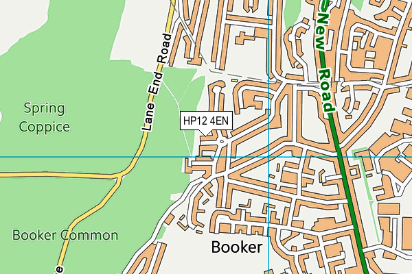 HP12 4EN map - OS VectorMap District (Ordnance Survey)