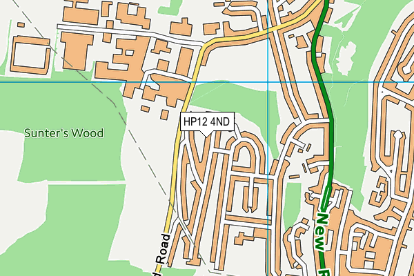 HP12 4ND map - OS VectorMap District (Ordnance Survey)