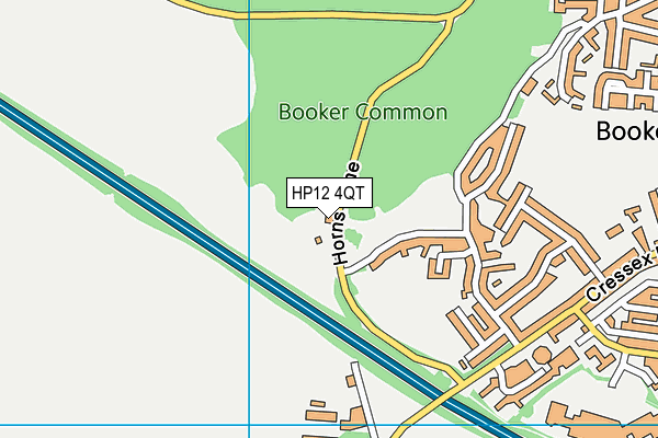 HP12 4QT map - OS VectorMap District (Ordnance Survey)