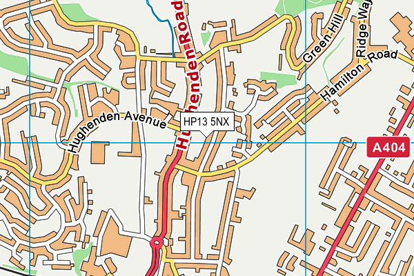 HP13 5NX map - OS VectorMap District (Ordnance Survey)