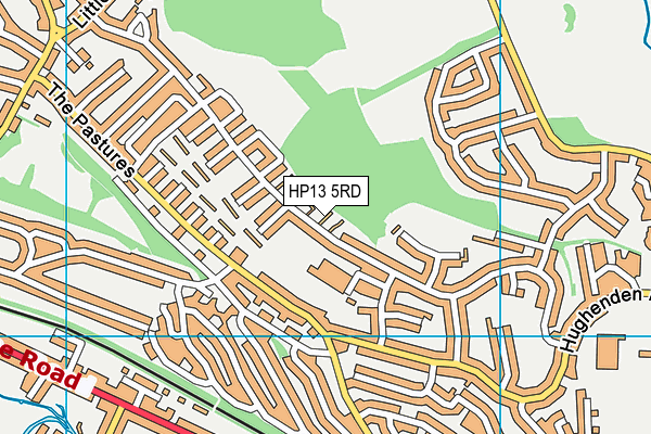 HP13 5RD map - OS VectorMap District (Ordnance Survey)