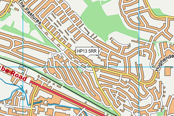 HP13 5RR map - OS VectorMap District (Ordnance Survey)