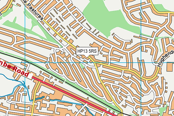 HP13 5RS map - OS VectorMap District (Ordnance Survey)