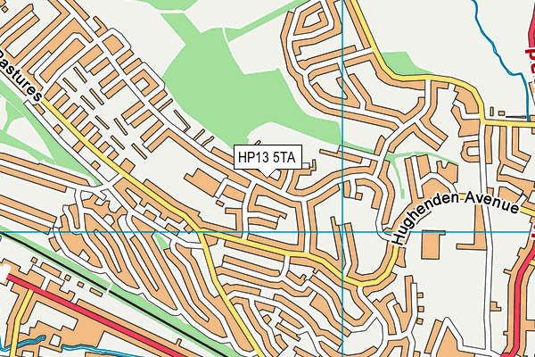 HP13 5TA map - OS VectorMap District (Ordnance Survey)