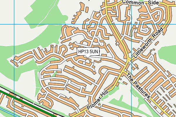 HP13 5UN map - OS VectorMap District (Ordnance Survey)