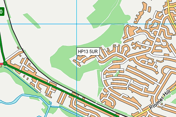 HP13 5UR map - OS VectorMap District (Ordnance Survey)