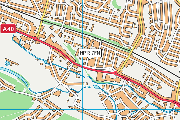 HP13 7FN map - OS VectorMap District (Ordnance Survey)