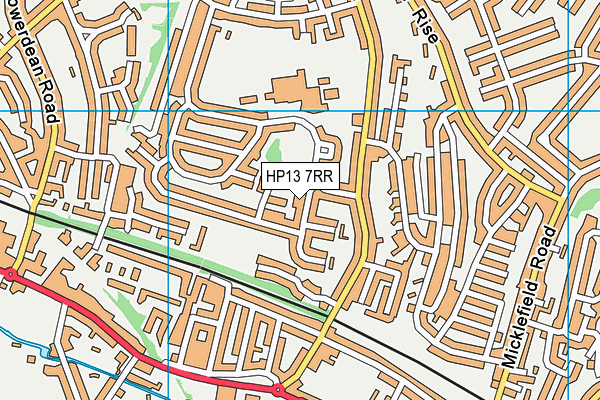 HP13 7RR map - OS VectorMap District (Ordnance Survey)