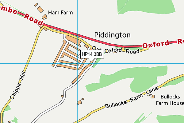 HP14 3BB map - OS VectorMap District (Ordnance Survey)