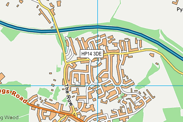 HP14 3DE map - OS VectorMap District (Ordnance Survey)