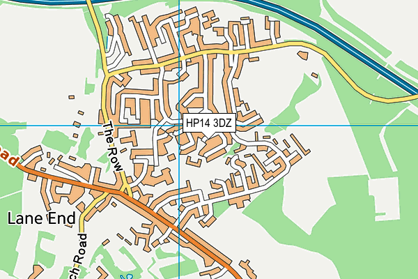 HP14 3DZ map - OS VectorMap District (Ordnance Survey)
