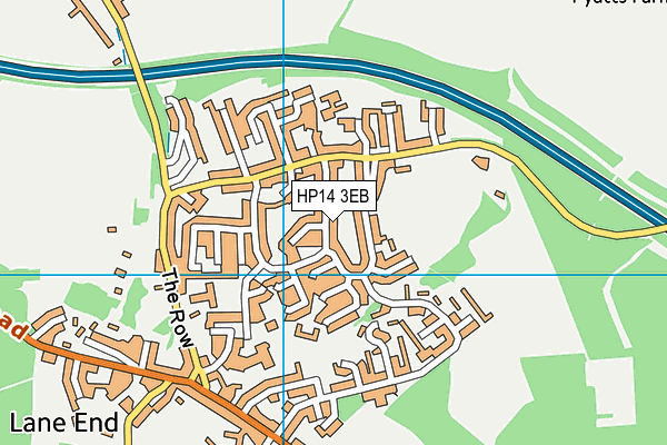 HP14 3EB map - OS VectorMap District (Ordnance Survey)