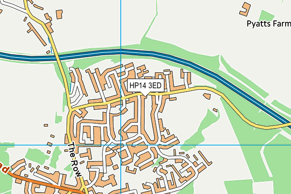 HP14 3ED map - OS VectorMap District (Ordnance Survey)