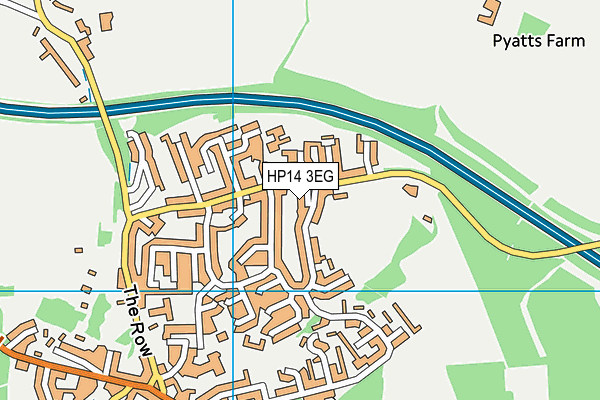 HP14 3EG map - OS VectorMap District (Ordnance Survey)
