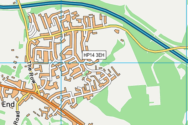 HP14 3EH map - OS VectorMap District (Ordnance Survey)