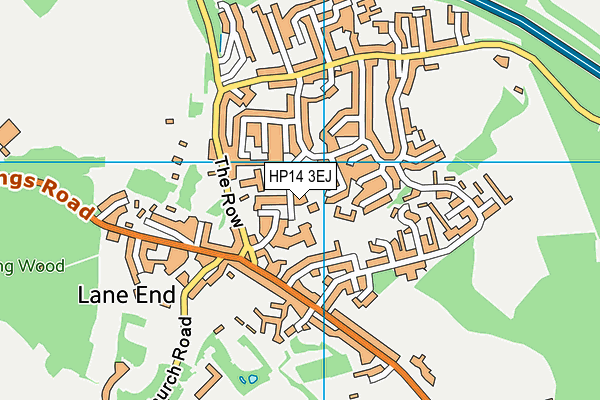 Lane End Primary School map (HP14 3EJ) - OS VectorMap District (Ordnance Survey)