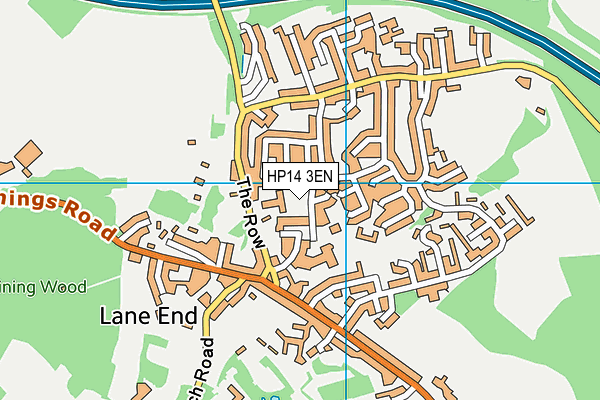 HP14 3EN map - OS VectorMap District (Ordnance Survey)