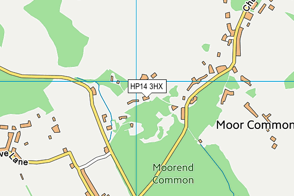HP14 3HX map - OS VectorMap District (Ordnance Survey)