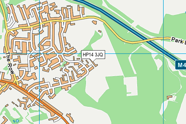 HP14 3JQ map - OS VectorMap District (Ordnance Survey)