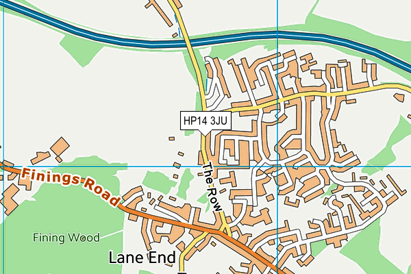 HP14 3JU map - OS VectorMap District (Ordnance Survey)