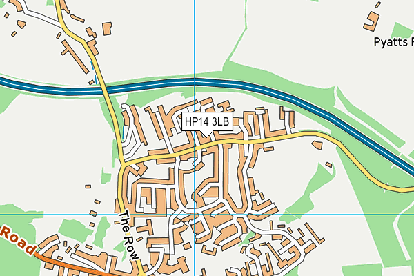 HP14 3LB map - OS VectorMap District (Ordnance Survey)