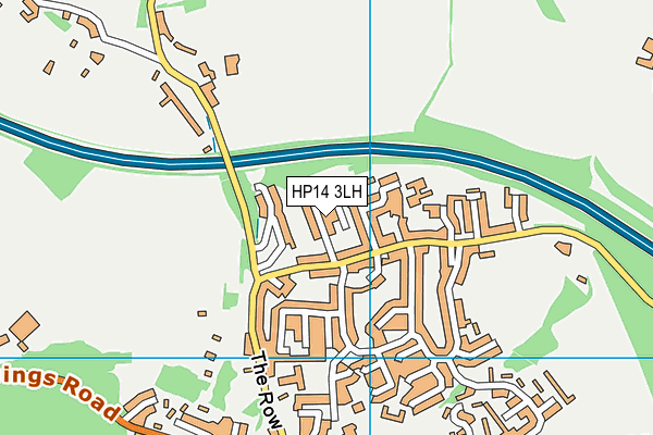 HP14 3LH map - OS VectorMap District (Ordnance Survey)