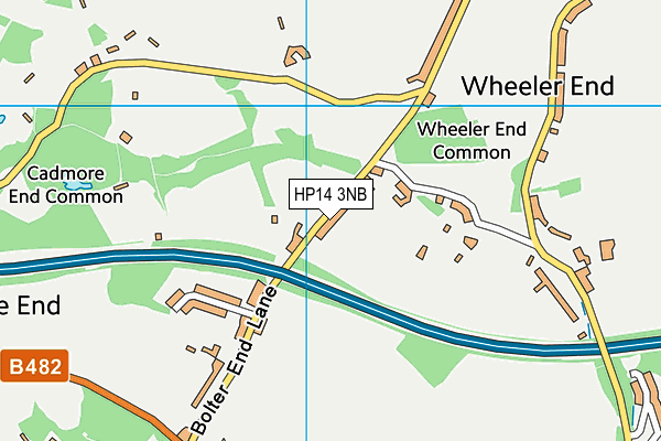 HP14 3NB map - OS VectorMap District (Ordnance Survey)