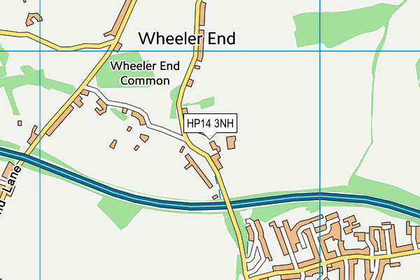HP14 3NH map - OS VectorMap District (Ordnance Survey)