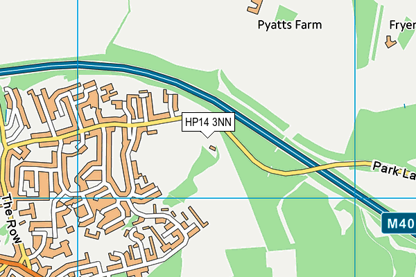 HP14 3NN map - OS VectorMap District (Ordnance Survey)