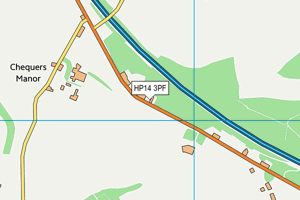 HP14 3PF map - OS VectorMap District (Ordnance Survey)