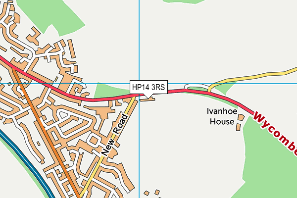 HP14 3RS map - OS VectorMap District (Ordnance Survey)