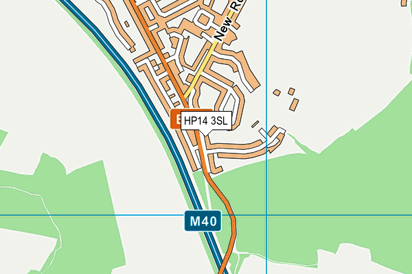 HP14 3SL map - OS VectorMap District (Ordnance Survey)