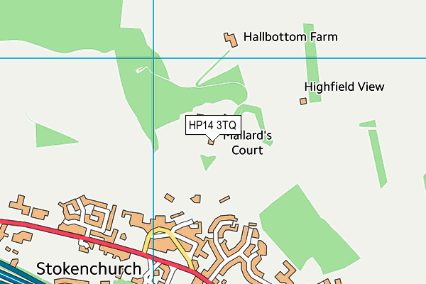 HP14 3TQ map - OS VectorMap District (Ordnance Survey)