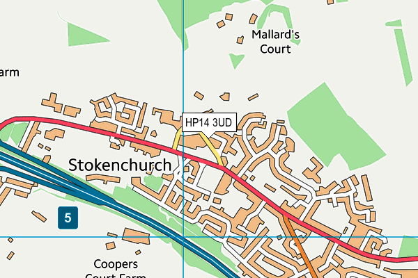 HP14 3UD map - OS VectorMap District (Ordnance Survey)