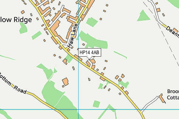 HP14 4AB map - OS VectorMap District (Ordnance Survey)