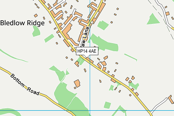HP14 4AE map - OS VectorMap District (Ordnance Survey)