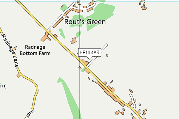 HP14 4AR map - OS VectorMap District (Ordnance Survey)