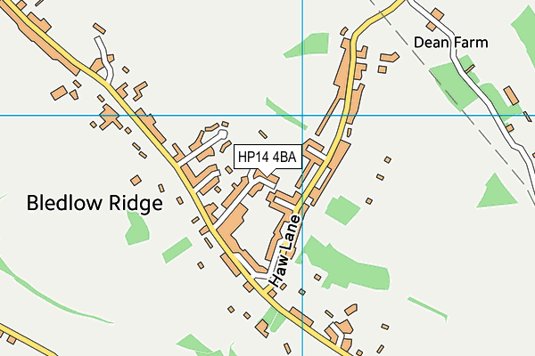 HP14 4BA map - OS VectorMap District (Ordnance Survey)