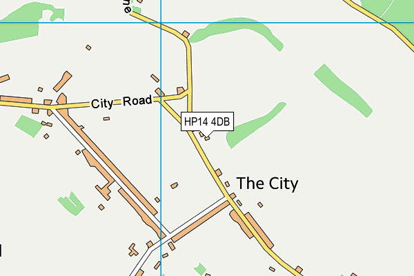 HP14 4DB map - OS VectorMap District (Ordnance Survey)