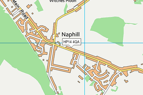 HP14 4QA map - OS VectorMap District (Ordnance Survey)