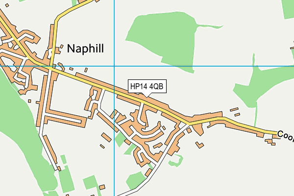 HP14 4QB map - OS VectorMap District (Ordnance Survey)