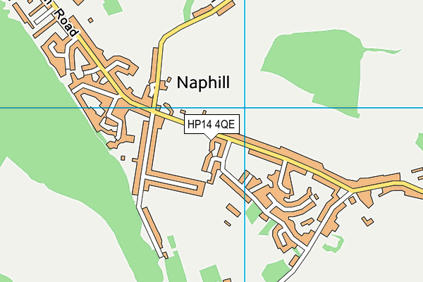 HP14 4QE map - OS VectorMap District (Ordnance Survey)