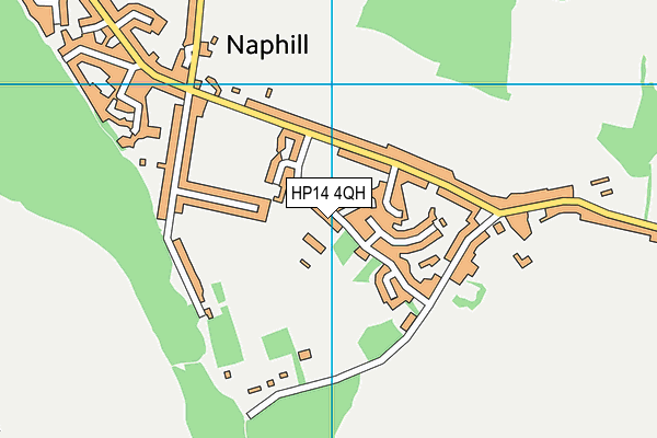 HP14 4QH map - OS VectorMap District (Ordnance Survey)