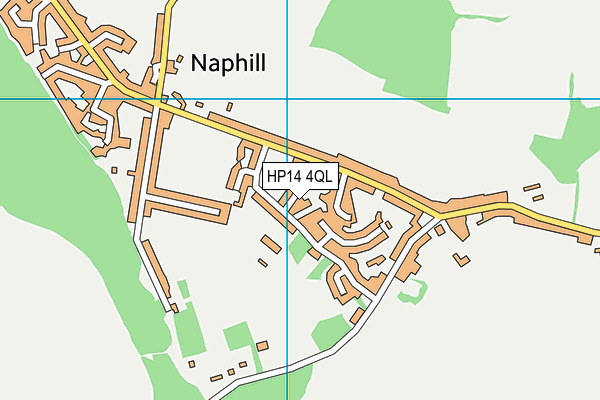 HP14 4QL map - OS VectorMap District (Ordnance Survey)