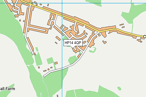HP14 4QP map - OS VectorMap District (Ordnance Survey)
