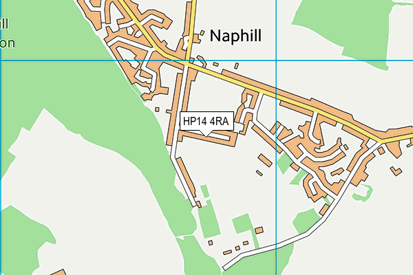 HP14 4RA map - OS VectorMap District (Ordnance Survey)