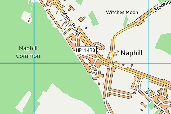 HP14 4RB map - OS VectorMap District (Ordnance Survey)